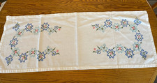 Sale VTG Table Runner Dresser Scarf Two Shade...