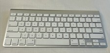Genuine Apple Wireless Bluetooth Keyboard Model A1314 Mac Aluminum Tested