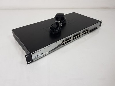D-Link DGS-1210-28P Gigabit 28 Port PoE Managed Web Smart Switch