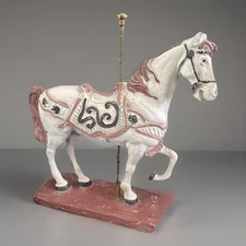 HUGE 16” Carousel Horse Pony Sculpture Statue Figurine Xmas Decor Centerpiece