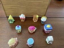 Mini Plastic Snack Food/Grocery Figurines Lot, Multicolored Pretend Play