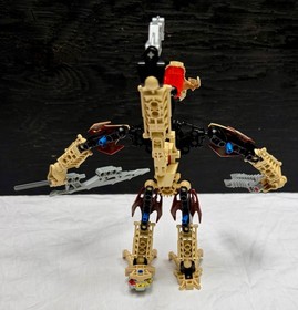 Lot of 2 LEGO Bionicle Glatorian sets Vorox 8983 & Gresh 8980 with instructions
