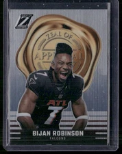2023 Panini Zenith #27 Bijan Robinson Zeal of Approval