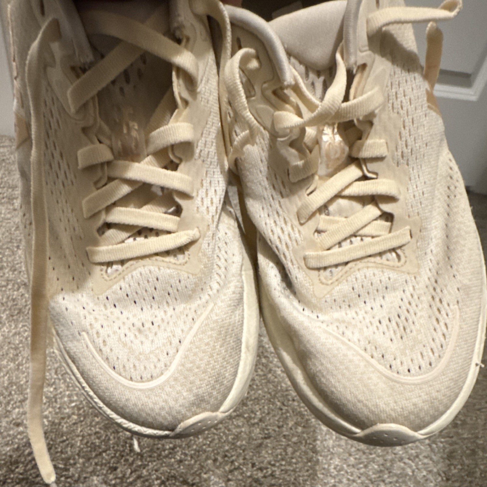 Hoka One One Rincon 4 Beige Mesh Women's Running Shoes Lightweight Breathable thumbnail 8