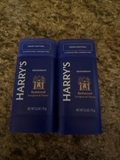 2-Pack Harry's Redwood Deodorant for Men 2.5oz Odor Control