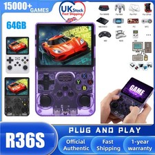 R36S Retro Handheld Console -3.5" IPS, Linux, R36S Pro -15,000+ Games - UK Stock