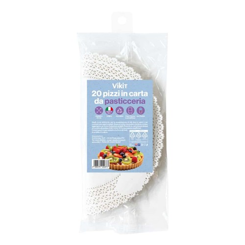 Pizzas Pastelería Redondas En Papel Blanco Ø 28 Cm 20 Pz - Vikit - Imagen 4 de 4