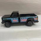 Rare Vintage Retro Tonka Flamingo Sides Black Metal Truck, 7.5"