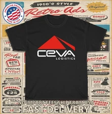New Tee Shirt Ceva Logistics Freight Company Logo Men's T-Shirt American T-Shirt