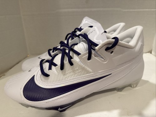 Nike Vapor Edge Elite 360 White Purple Football Cleats FD5713-104 Mens Size 10.5 - Picture 3 of 8