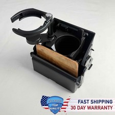 1996-2003 Mercedes E300 E320 E430 W210 Front Wood Trim Foldable Cup Holder Oem 1996-2003 Mercedes E300 E320 E430 W210 Front Wood Trim Foldable Cup Holder Oem