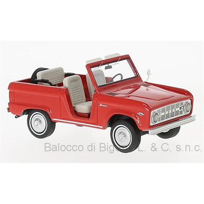 FORD BRONCO ROADSTER 1966 RED 1:43 Neo Scale Models Auto Stradali -D- Neues Mode