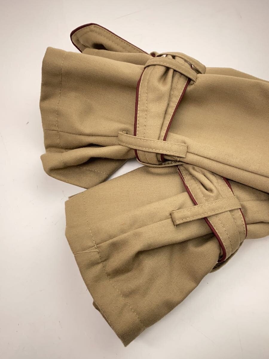 Ameri Trench Coat/Switching Pleats/Polyester/Beig… - image 5