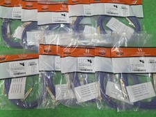 OM4 LC/UPC- LC/UPC Fiber Patch MM Duplex Purple 50/125 24 FT LOT OF 10 PCS NEW