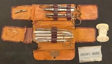 Antique 19th Century U.S. Civil War Era Doctor's Pocket Surgeons Medical Kit