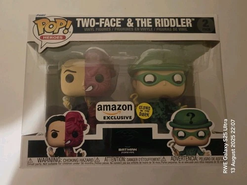 Funko Pop Batman Two Face And The Riddler. 2 Pack. Brand New