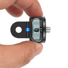 Aluminum Alloy 1/4" Screw Tripod Camera Adapte Holder For Gopro 10/9 Insta360 pu