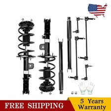 Front Struts Coil Spring Rear Shocks Sway Bars Kit For 2013-2018 Ford Explorer