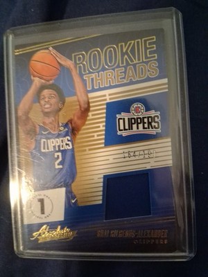Shai Gilgeous Alexander Absolute Memorabilia Rookie Threads  SSP #d/199 🔥 