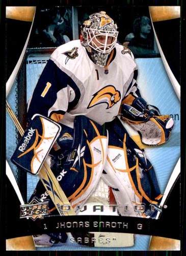 2009 Upper Deck Ovation Jhonas Enroth #18 card