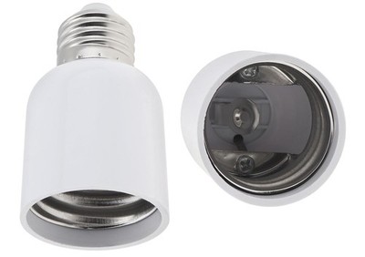 E26 to E39 Adapter, Medium to Mogul Base Light Bulb Lamp Socket Converter 2 Pack