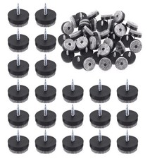 40-24MM Black Screw-on Felt Pad Round Felt Pad Slider Floor Protector