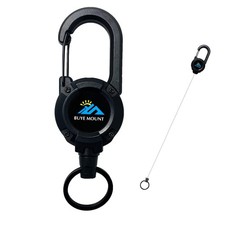 Retractable Keychain Heavy Duty, Multitool Carabiner Badge Holder, Retractabl...