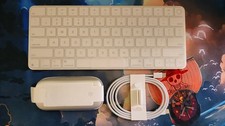 Apple Magic Keyboard a3118 and Magic Mouse a3204 w charging cable SILVER