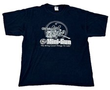 Vintage Rare GE (General Electric) Mini Gun Black T-shirt Men’s Size XL