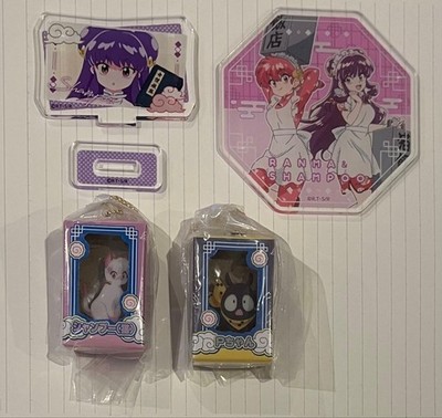 Ranma ½ Pchan Acrylic & Miniature Capsule Collection Figures Shampoo Cat Japan