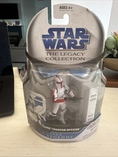 2008 Star Wars Legacy Coll. Saga Legends SL-12 CLONE TROOPER OFFICER Red