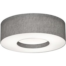 AFX Inc. MCF1932LAJUD-GY Montclair LED 19 inch Grey Flush Mount Ceiling Light