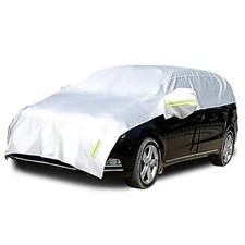 Half Car Cover with Cotton All Weather Car Body Covers Outdoor Indoor for All