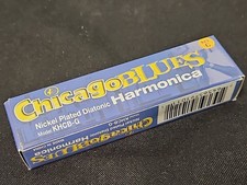 Kay Harmonics Chicago Blues Harp Diatonic Harmonica 10 Hole G Key KHCB-G