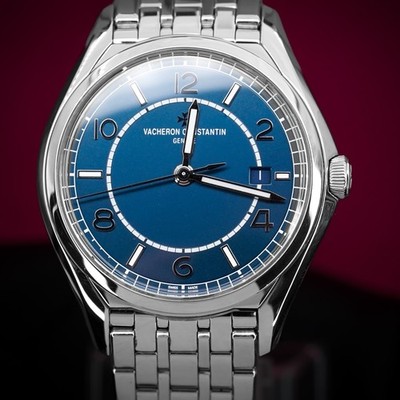 Vacheron Constantin Fiftysix Blue Stainless Steel Full Set 4600E / 110A-B487