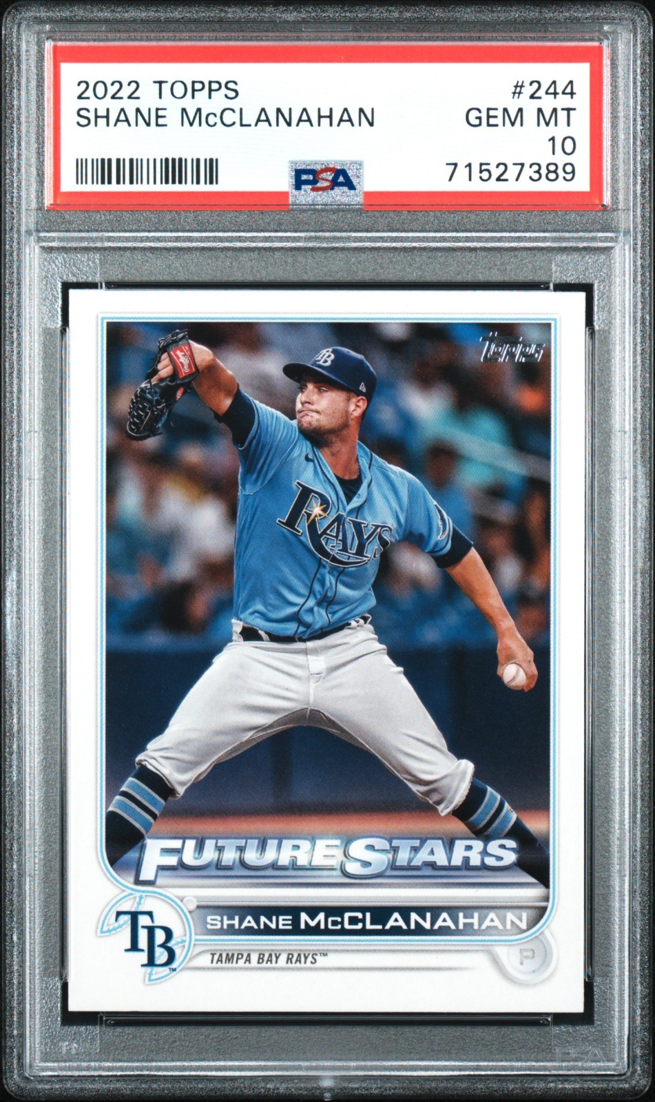 2022 Topps Future Stars Shane McClanahan PSA 10