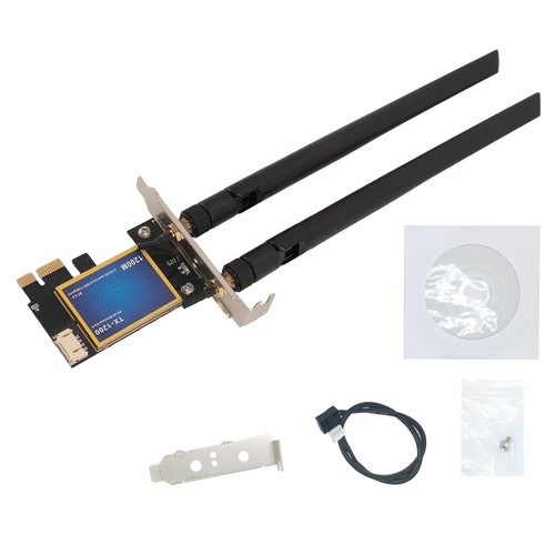 TX-1200 Network Card AdapterSupports For 2.4Ghz-300Mbps/5Ghz-867Mbps Rate - Afbeelding 3 van 18