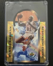 Upper Deck 1996 Dennis Rodman Rebounding Champ Limited Edition Oversized 6x4