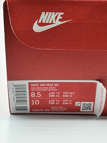 Nike Air Max 90, St. Patrick's Day, Men’s Size 8.5 - Picture 6 of 6