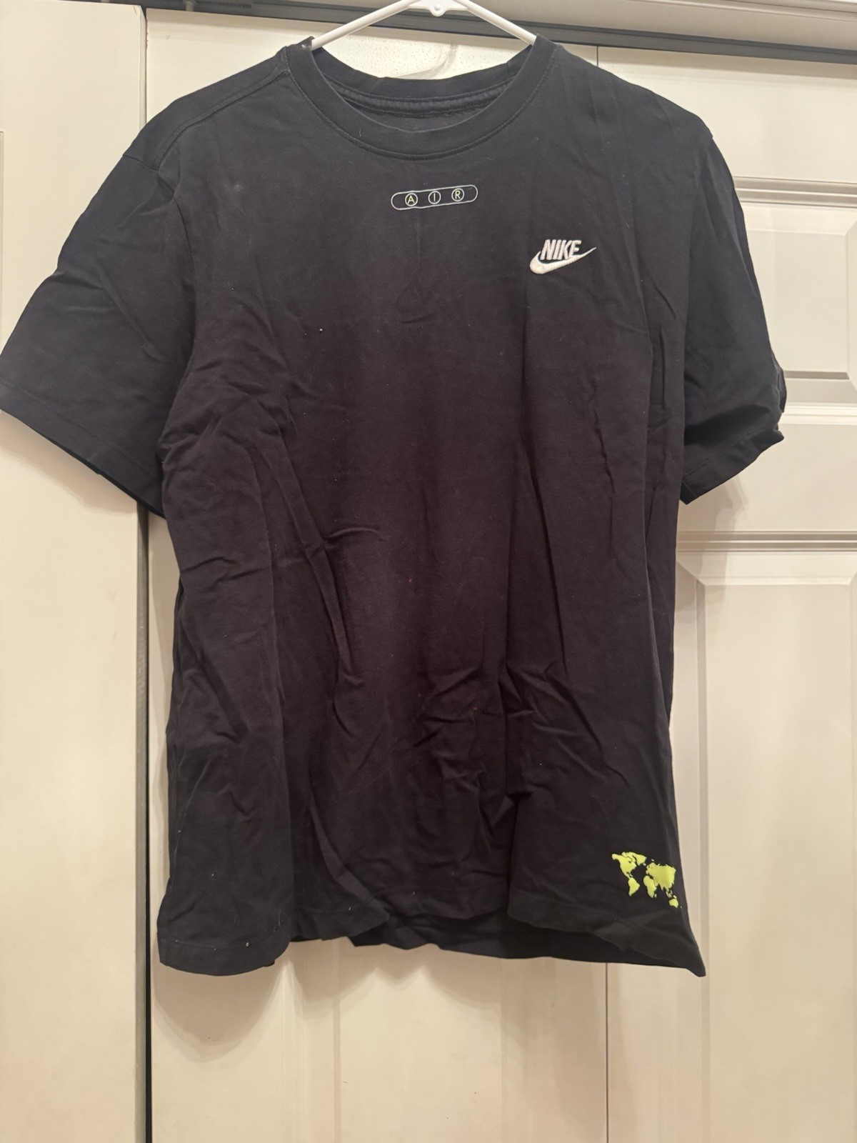NIKE Tee Air Beaverton Oregon USA Mens T-Shirt Black Size L -SEE DESCRIPTION thumbnail 4
