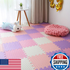 Foam Play Mat for Baby, 0.4" Thick Interlocking Floor Tiles, Soft Non-Toxic