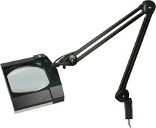 V-LIGHT Energy-Saving 7.6W LED Heavy-Duty 5 Diopter Magnifier Lamp, Black