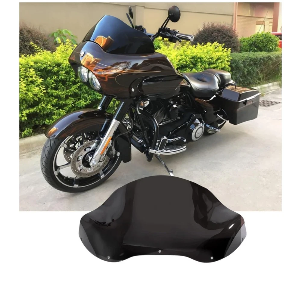 13-дюймовое ветровое стекло мотоцикла ветровое стекло для Harley Touring Road Glide 1998-2013 - Изображение 3 из 4