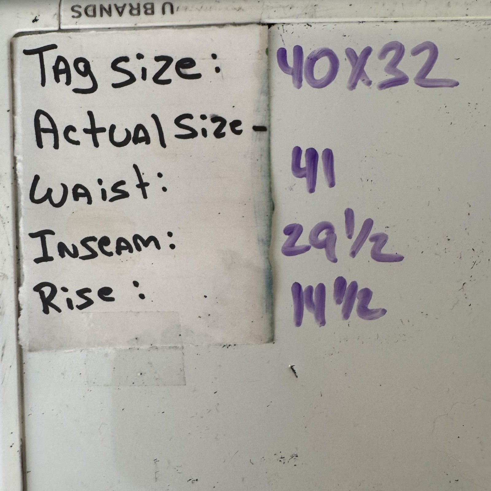 Wrangler Jeans Mens 41x29.5 Blue Carpenter Hammer Loop Workwear Denim 94LSWDV