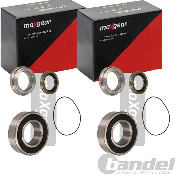 2X Maxgear RADLAGER-SATZ Hinten Passend FÜR Lada Nadeschda Niva Links+Rechts-image