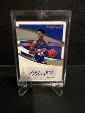 2021-22 Panini Immaculate Ink Shai Gilgeous-Alexander Gold Auto /10 #II-SGA