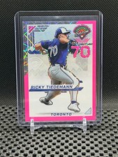 Ricky Tiedemann 2025 Prospect Edition Holo Prospect Ticket  Pink Velocity #64/79