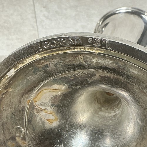 Vintage Paar Gorham galvanisierte Kerzenhalter massiv schwer 5 cm - Bild 15 von 19