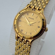 VTG Pulsar Quartz Watch V401-7730 Women Dual ...
