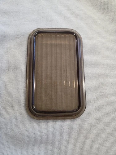 Vintage Pyrex 502-C Replacement LID ONLY Ribbed Glass Refrigerator Dish Brown